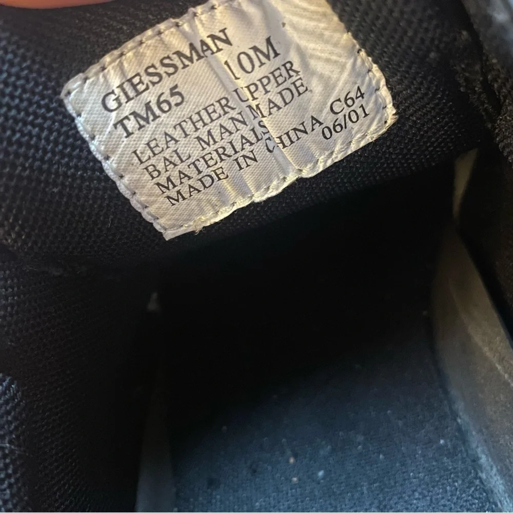 G.H. Bass TM65 Black Leather Monk Strap Shoes Men’s Size 10M - Picture 7 of 8